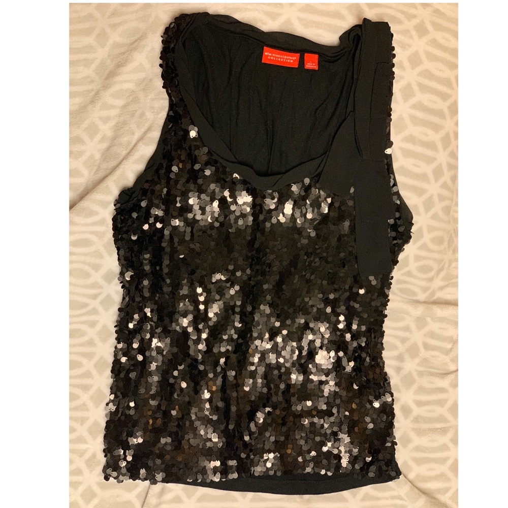 NY&Co Black sequin sleeveless top
